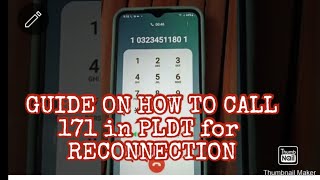 PLDT HOME FIBER GUIDE HOW TO REQUEST RECONNECTION IN 171 customer service ☺️/emyen tv screenshot 2