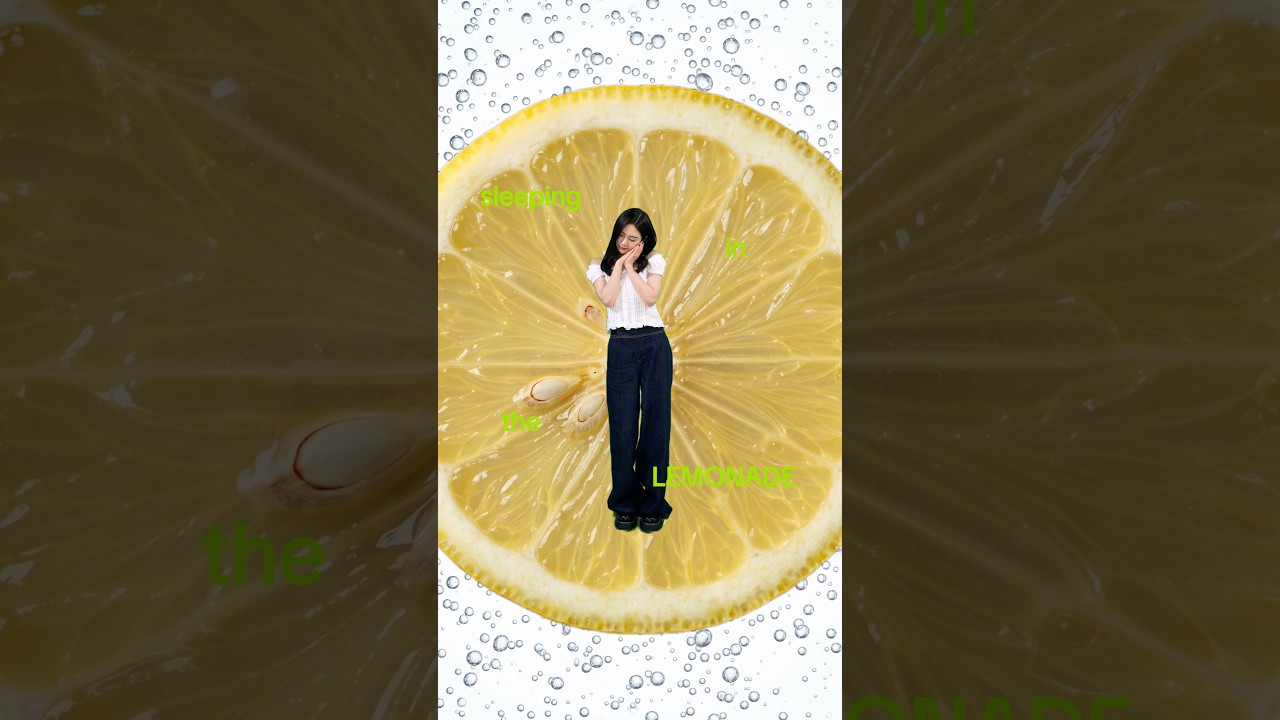 sleeping in the LEMONADE 😴#aespa #æspa #에스파 #NINGNING #닝닝 #LEMONADE #aespaLEMONADE