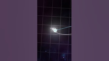Binary stars orbiting one another.
