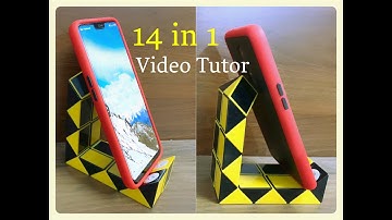 14 in 1 Snake Cube Tutorial : Learn to fold a 24 piece Snake into 14 Shapes in this Amazing Video