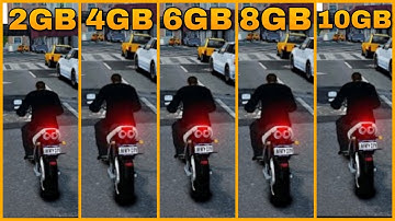GTA 4 RAM COMPARISON 2GB VS 4GB VS 6GB VS 8GB VS 10GB