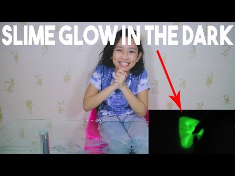 Buat Slime Glow In The Dark Diy Slime Glow In The Dark Part1