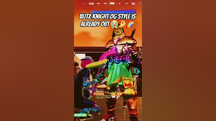 RIP OG's Blitz Knight is Back #fortnite #fortnitememes #funny #fyp #relateable #vibes #gaming #og