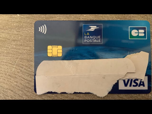 UNBOXING Cartes bancaires : Déballage de la carte bancaire ViSa Classic  banque postale - YouTube