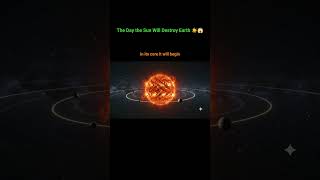 The Day the Sun Will Destroy Earth ☀️😱#viral #youtubeshorts #science