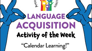 “Calendar Learning!”
