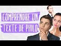 L'explication de texte -  Philosophie  - Terminale