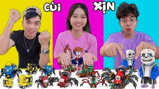 CUỘC THI LẮP RÁP LEGO CON TÀU MA CÙI VỚI XỊN THẮNG TÊ TÊ LẮP LEGO SCP SANX