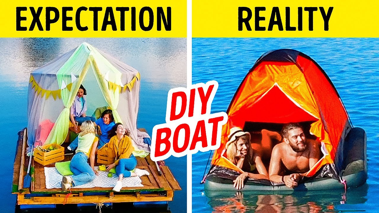 DIY PARTY BOAT, DIY SAUNA and 20 other outdoor crafts for your rest