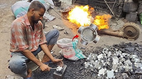 Amazing Process of Making Electrical Aluminium Round 4 Way Circular Junction Box | Mass Production