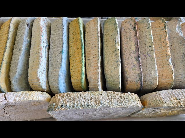 Live Mass Crush of Large Gym Chalk Slabs