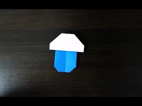 折り紙ランド-vol,272-きのこの折り方-ver.3-origami:-how-to-fold-a-mushroom-ver:3