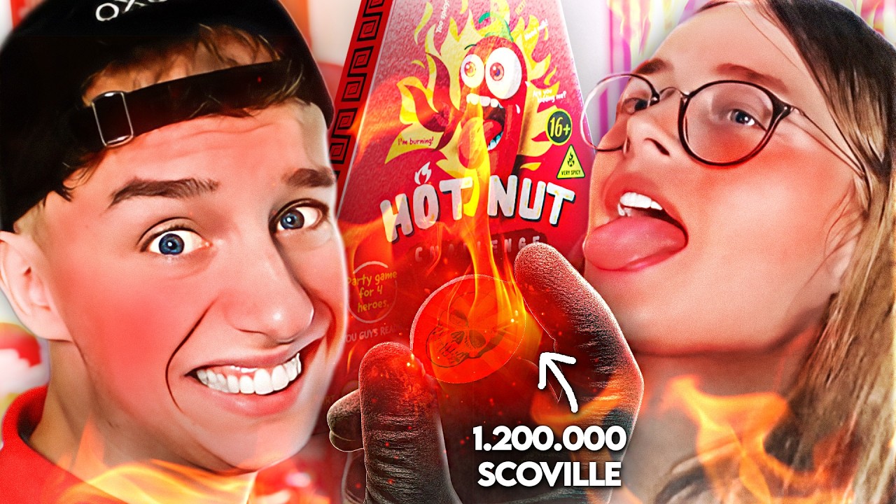 ICH ESSE DIE SCHÄRFSTE NUSS DER WELT MIT QOQSIK