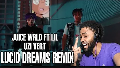 UZI THE GOAT | Juice WRLD ft. Lil Uzi Vert - Lucid Dreams (Remix) (Official Visualizer) (REACTION)