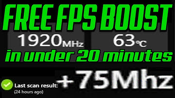 QUICK & FREE FPS boost using Nvidia GPU auto tuning
