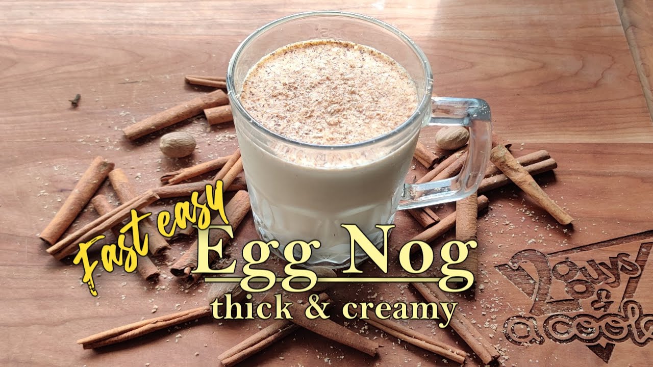 Easy Blender Homemade Eggnog Recipe