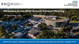 Annual General Meeting recording - Thursday 24 September 2026