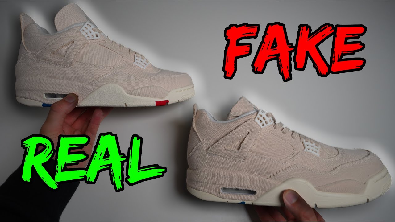 how to know if jordan 4 are fake