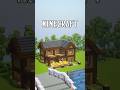 【マイクラ建築】おしゃれで簡単なサバイバルハウスを建築してみた #shorts #minecraft #マイクラ #マイクラ建築