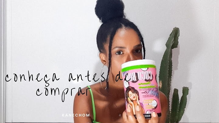 Resenha sincera da máscara condicionante da Kanechom coco bom .