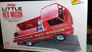 Completed vid Lindberg Dodge Lol red wagon (built stock)