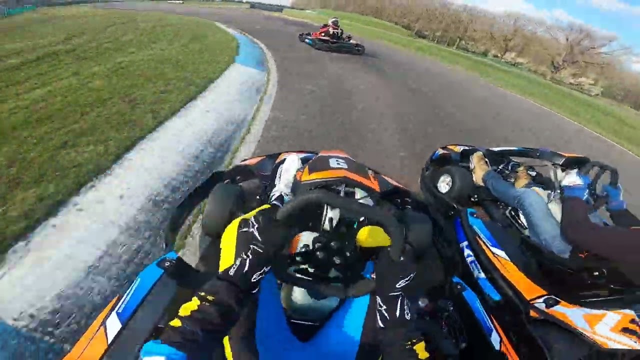 3/04/22 Sodi Sport Rotax Max au Circuit LKS. Marcos Cernuda vs Olivier Laurençon vs Jerome Laville