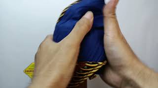 Blangkon Jogja Mataram Biru Samurai Kuning