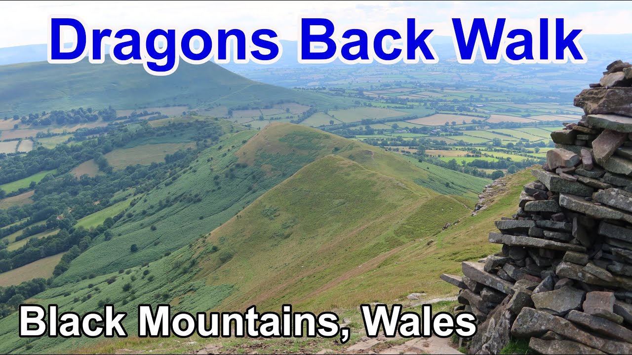 Hiking The Dragons Back Walk, Black Mountains | Via Waun Fach | South ...