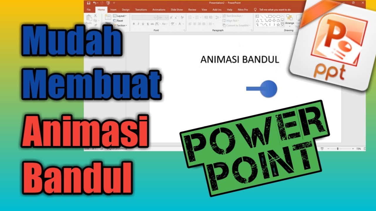  Cara  Membuat Animasi  Bandul di Power Point  dengan cepat 