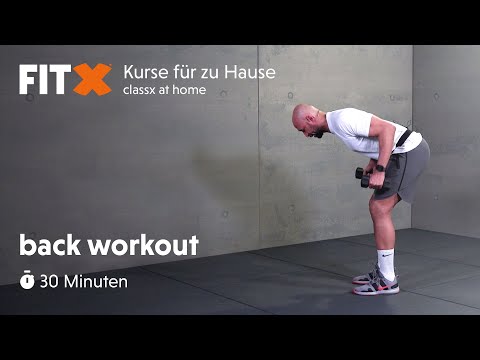 back workout | 30 minuten  | FitX-Kurse für zu Hause: classx at home