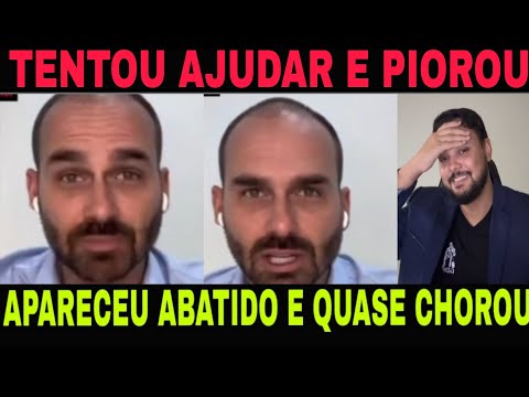 DESESPERADO COM CAMPANHA DE FLÁVIO AFUNDAND0, EDUARDO MENT3LE PlORA MAIS AO TENTAR AJUDAR 