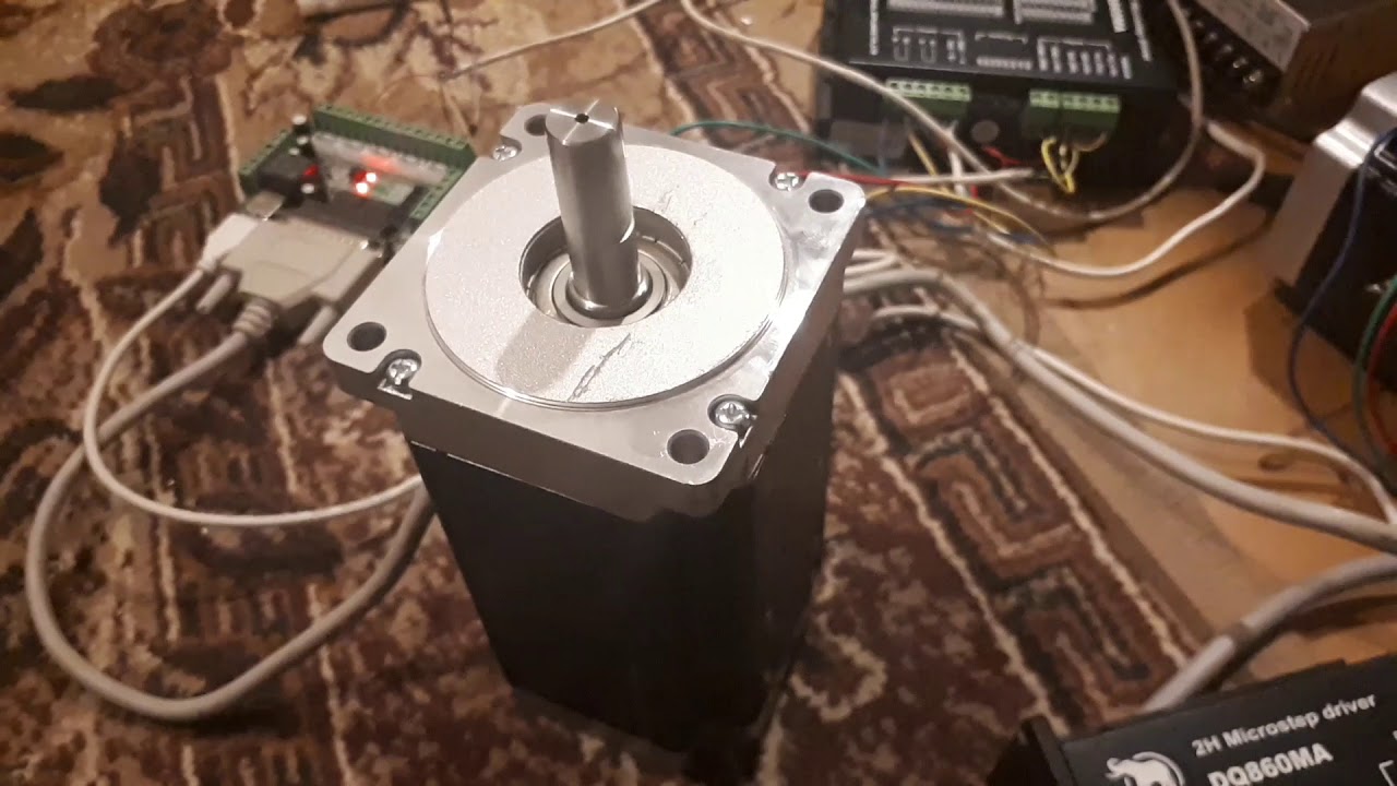 Резонанс Шагового двигателя - YouTube