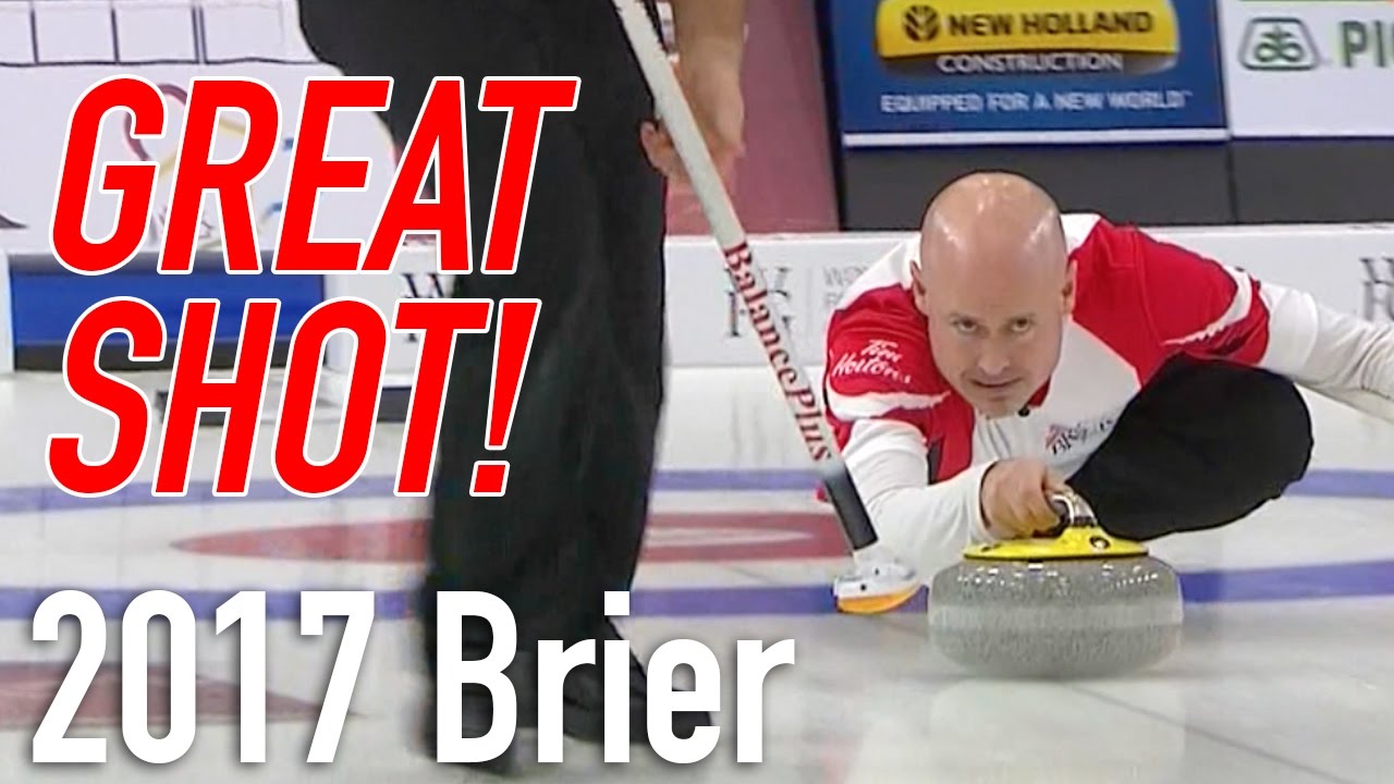 2017 Tim Hortons Brier - Kevin Koe Triple for 3 - Brier Final ice cube