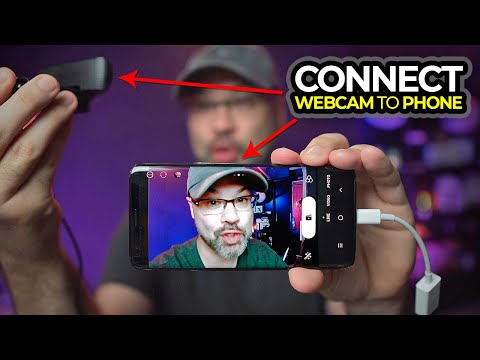 How to connect phone to webcam - Android webcam USB