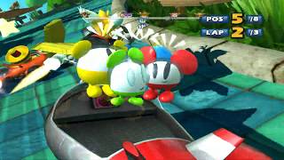 Sonic & SEGA All Stars Racing GRAFFITI CUP. Chuchus gameplay.
