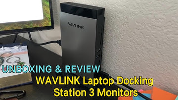 WL-UMD28 Laptop Docking Station 3 Monitors Unboxing & Review