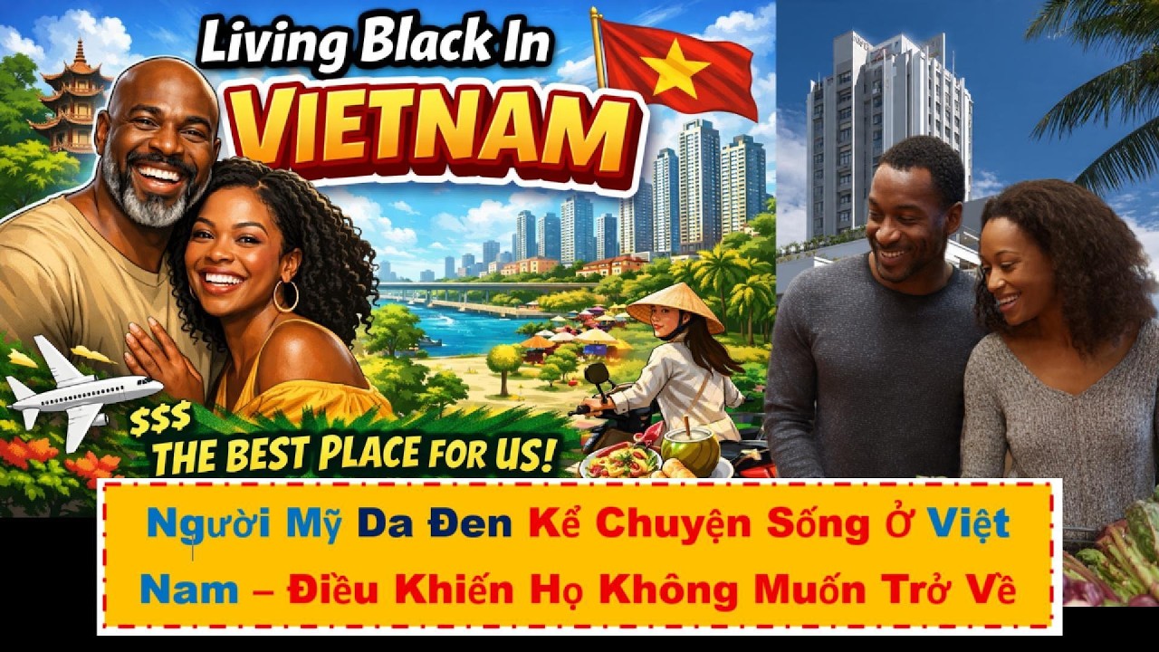 Người Mỹ Da đen kể chuyện sống ở Việt Nam -  Điều gì khiến họ mê mẩn đến vậy?