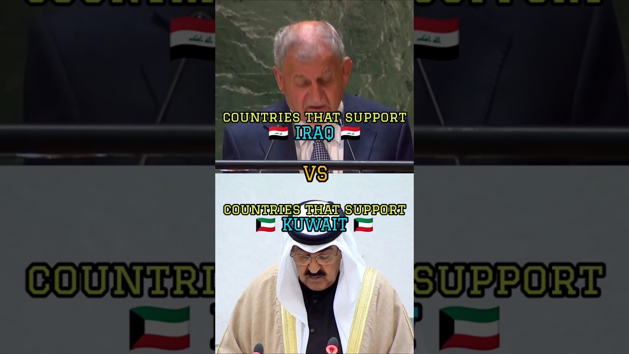 countries that support iraq vs countries that support Kuwait