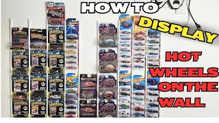 How To Display Hot Wheels & Diecast  On The Wall - East and Cheap DIY
