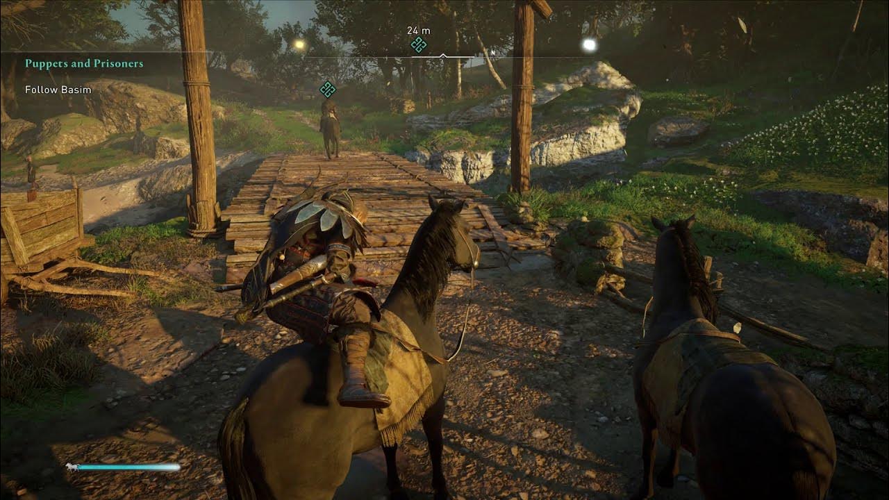 Assassin's Creed Valhalla Puppets and Prisoners Follow Basim and