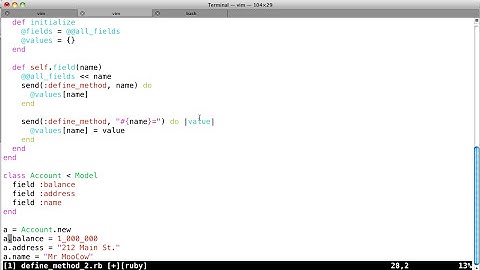 Ruby Metaprogramming Tutorial - Part 3 - ORM example