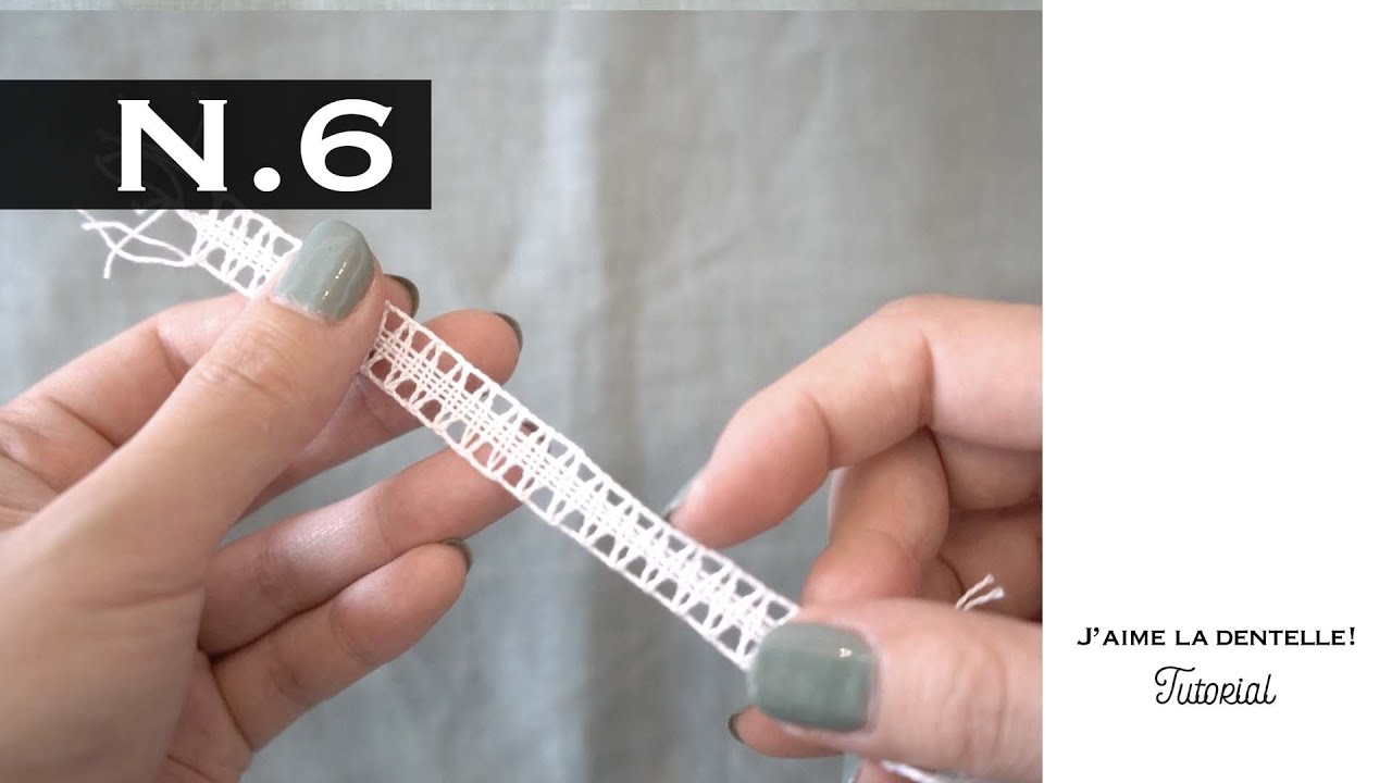 NEW][Bobbin lace]ボビンレースはじめてセット「N.6」 - YouTube