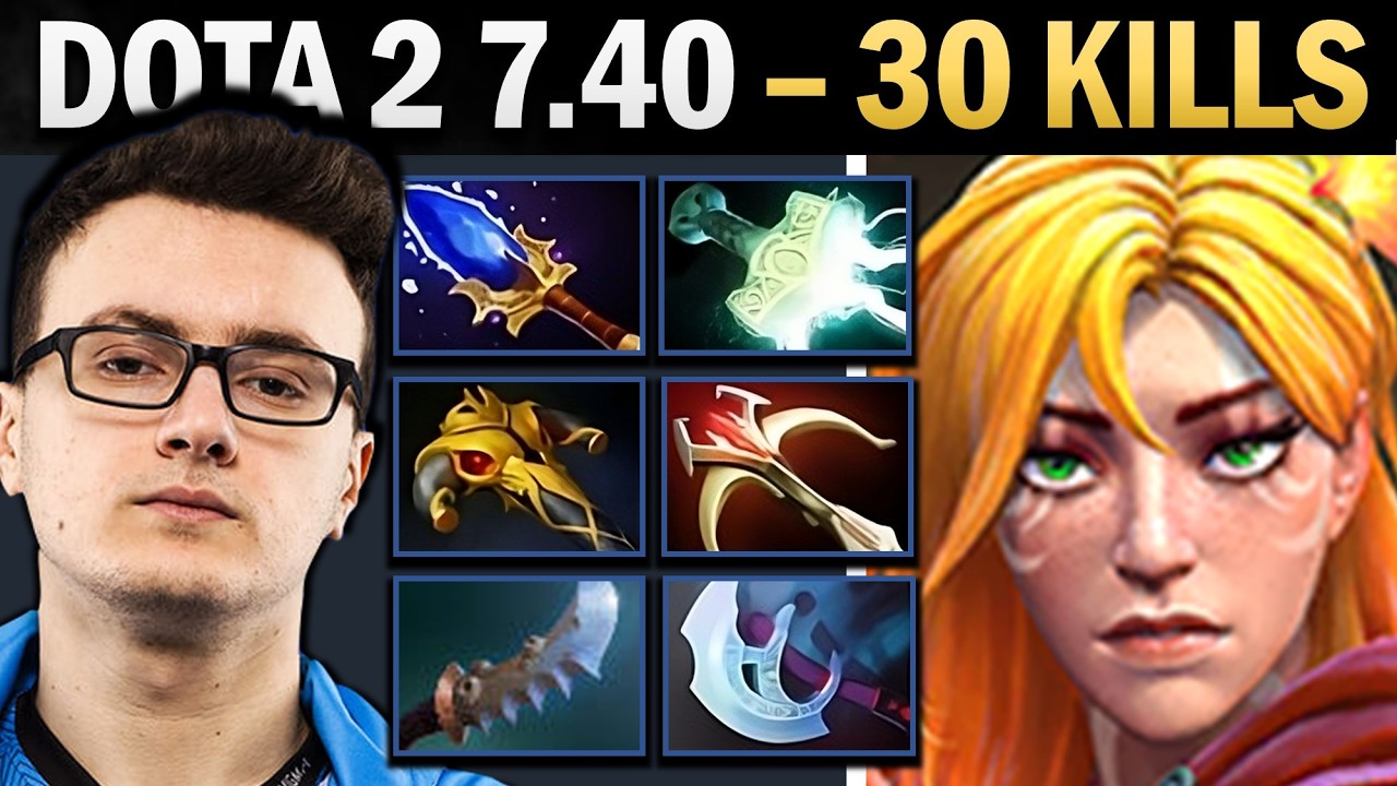 Windranger Pro Carry with 30 Kills and Manta - Gameplay Dota 2