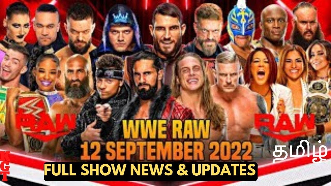 WWE RAW  12 SEPTEMBER 2022 Full show in Tamil (WWE 2K22) | தமிழ் | Game-play | WWE news and Updates