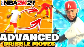 ADVANCED HANDCAM DRIBBLE TUTORIAL NBA 2K21 + LEARN HOW TO COMBO UP! BEST DRIBBLE MOVES
