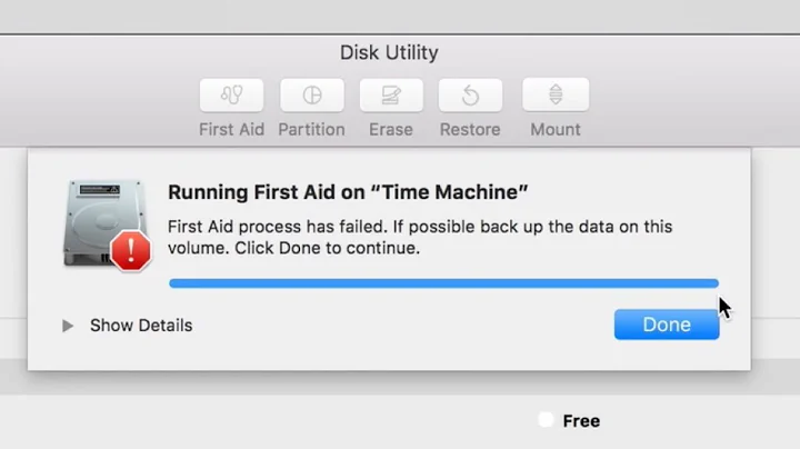 First Aid process has failed, if possible back up the data on this volume. ERROR Fix | Mac