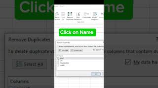 Remove Duplicate Value in excel #ytshorts #excel #duplicate #youtube #viral #fypシ