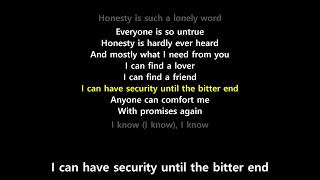 Honesty (Lyrics) - Billy Joel