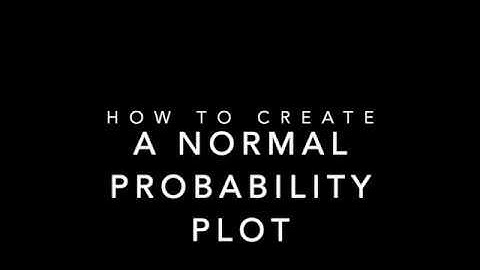 R STUDIO: How to Create a Normal Probability Plot