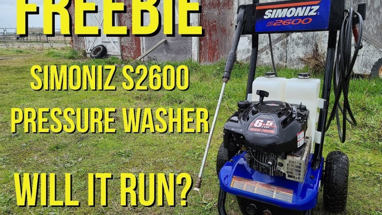 Free & Sell Simoniz S2600 Pressure Washer YouTube